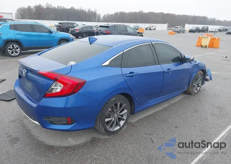 2021 Honda Civic Ex из США, поврежденный, VIN 19XFC1F36ME003653